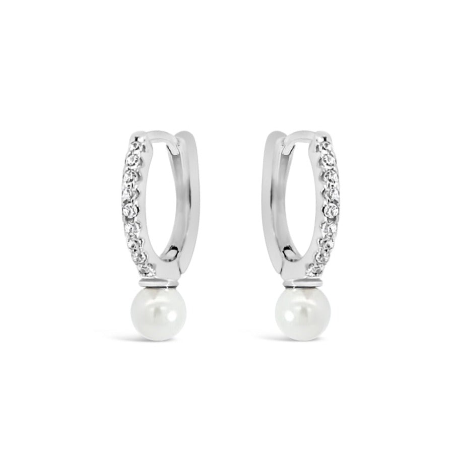 pearl hoop earrings for kids